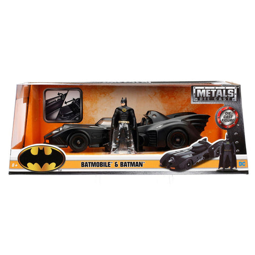 DC Comics Batmovil metal car + Batman figure set-1