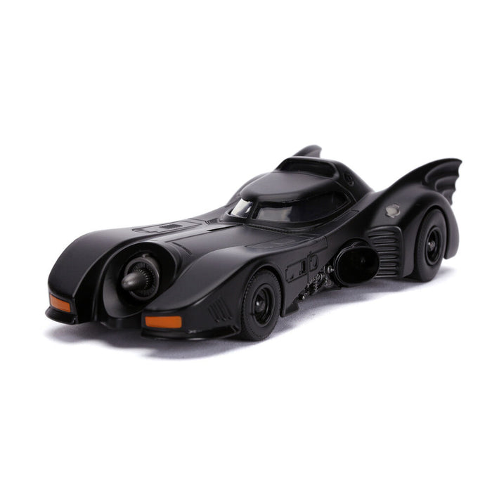 DC Comics Batmovil 1989 metal car + Batman figure set-3