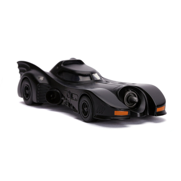 DC Comics Batmovil 1989 metal car + Batman figure set-5