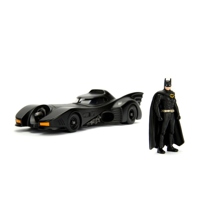 DC Comics Batmovil metal car + Batman figure set-3