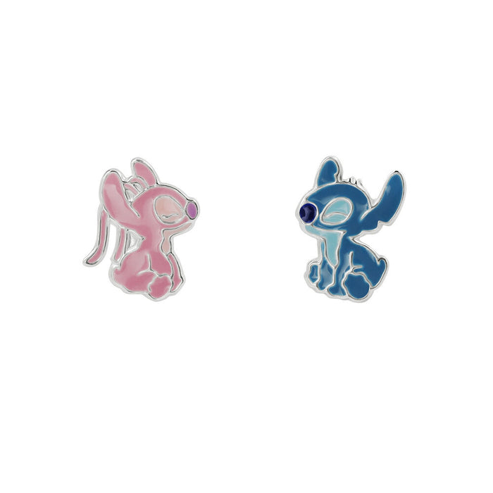 Disney Stitch & Angel sterling silver earrings-5