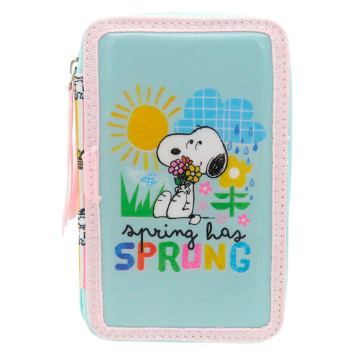 Peanuts Snoopy triple pencil case-1