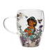 Disney Princess Jasmine floral decorative glass mug product image