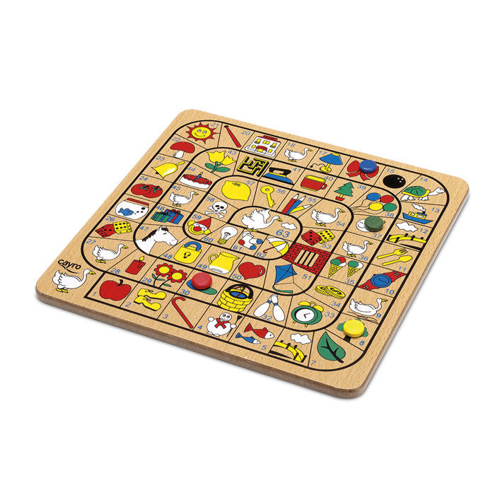 Wood Parcheesi Goose-3