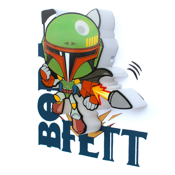 Star Wars Boba Fett 3D Light FX mini lamp-3