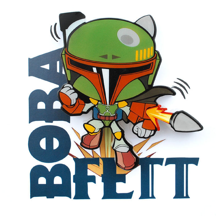 Star Wars Boba Fett 3D Light FX mini lamp-4