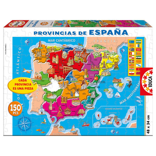 Spanish Provinces of Spain puzzle 150pcs-0