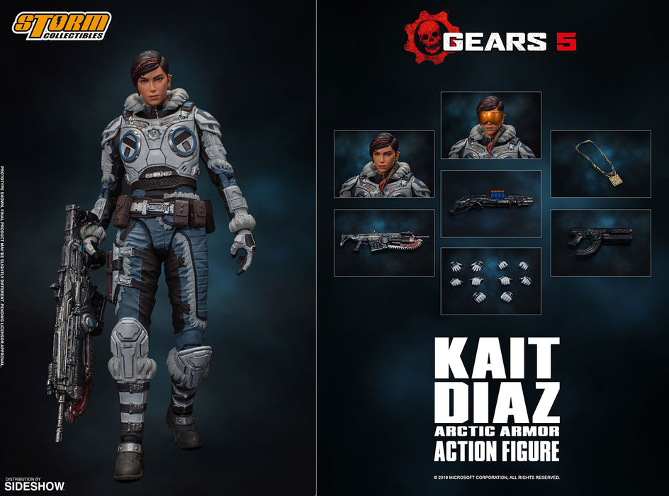 Kait Diaz Gears of War Action Figure 1:12 Armatura Artica Storm Collectibles
