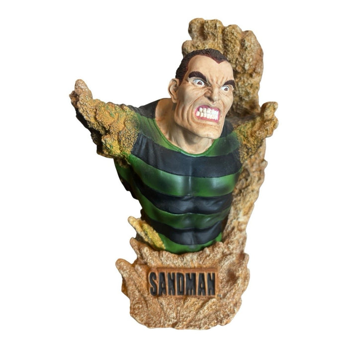 Sandman Bust Art Asylum Rogues Gallery Spider-Man 2002 w/ COA