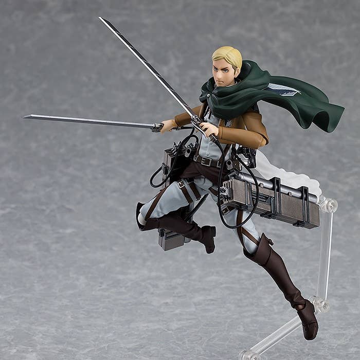 Figma Erwin Smith Attack on Titan Posabile Completa con Cavallo Cavalca