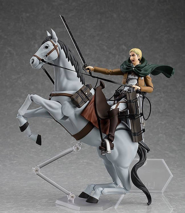 Figma Erwin Smith Attack on Titan Posabile Completa con Cavallo Cavalca