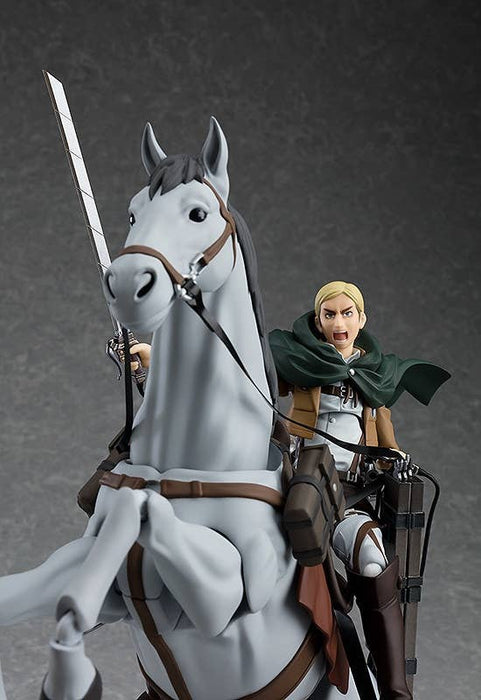 Figma Erwin Smith Attack on Titan Posabile Completa con Cavallo Cavalca