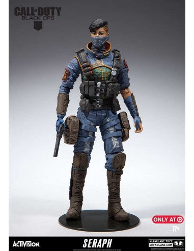McFarlane Call of Duty Black Ops Seraph He Zhen Action Figure Dettagliata Nuova