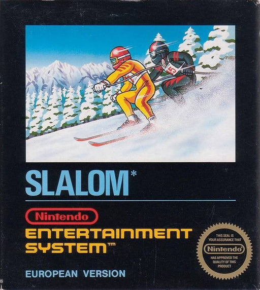 Slalom Nintendo NES PAL-B: Modulo Gioco Sci Alpino Classico Usato Perfetto