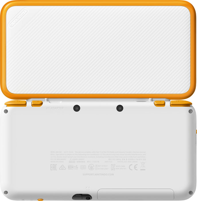 New Console 2DS XL #bianca/arancione + alimentatore (USATA) - (RESTART)