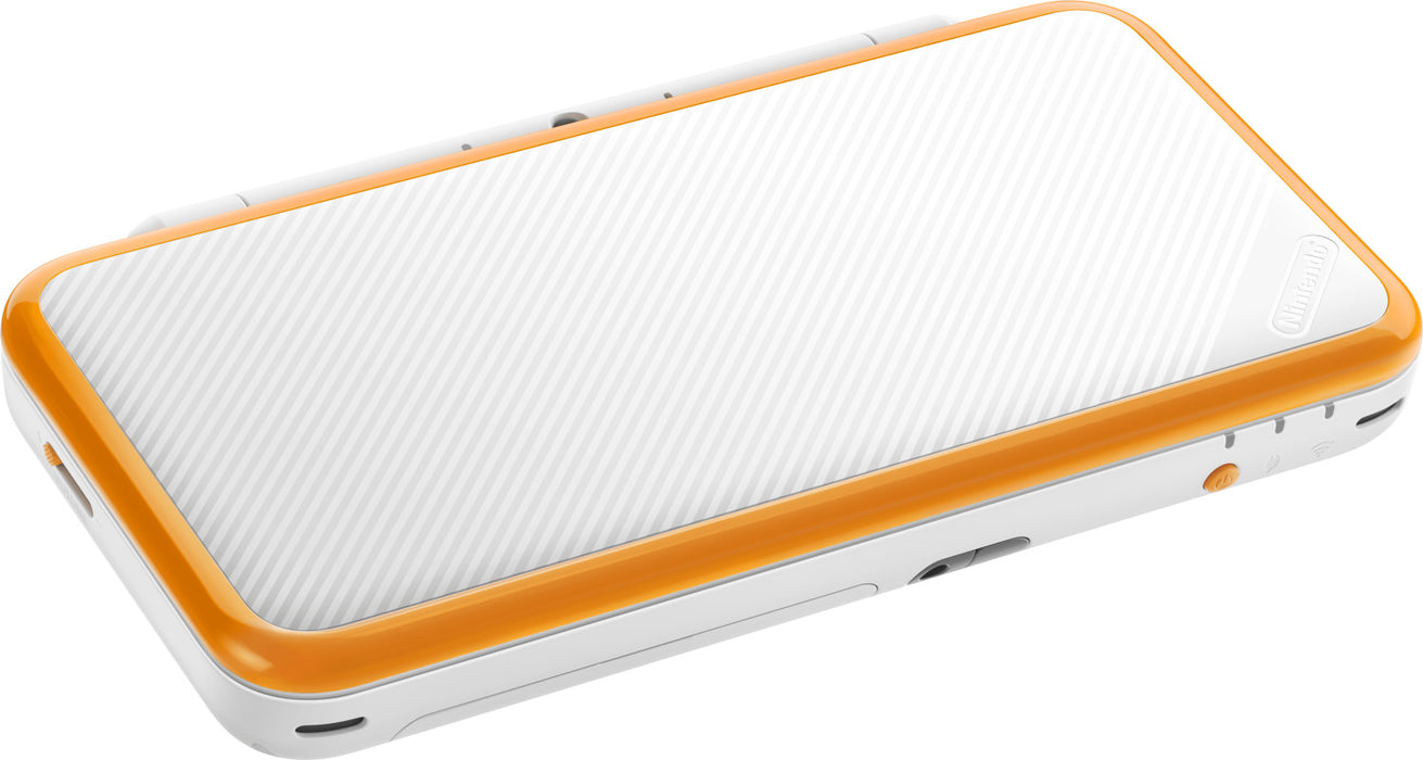 New Console 2DS XL #bianca/arancione + alimentatore (USATA) - (RESTART)