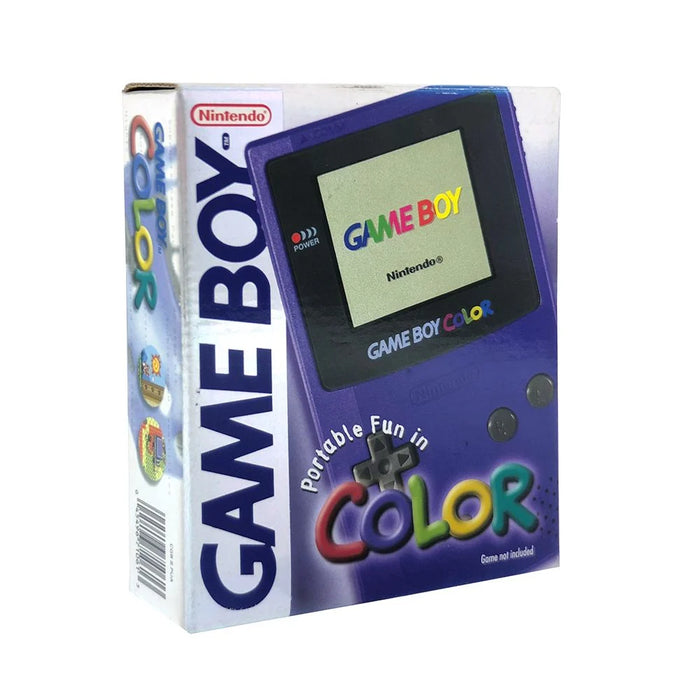 Nintendo Game Boy Color Lila/Lila Konsole [ITA] (VERPACKT) - [NEUSTART]