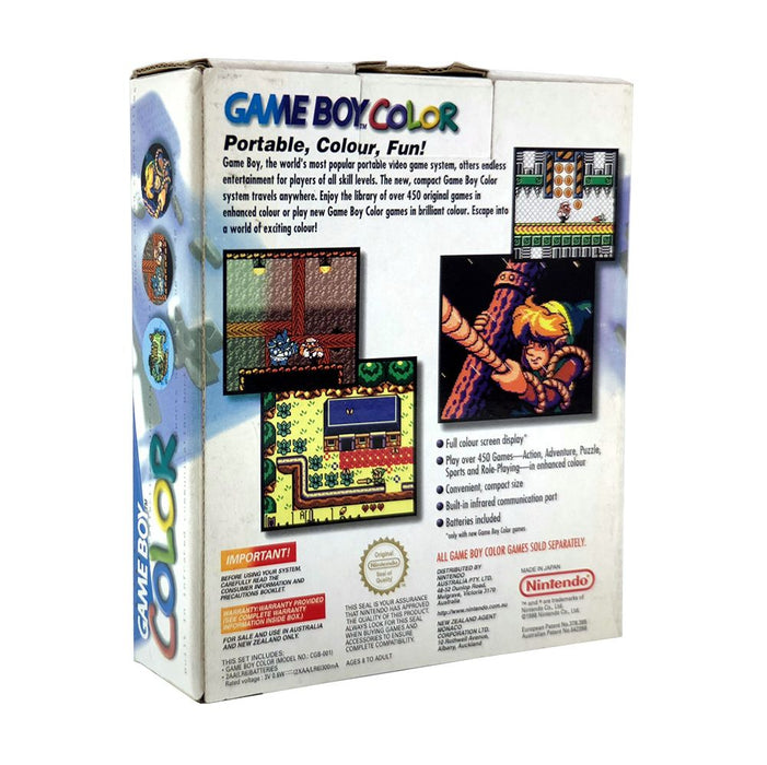 Nintendo Game Boy Color Lila/Lila Konsole [ITA] (VERPACKT) - [NEUSTART]