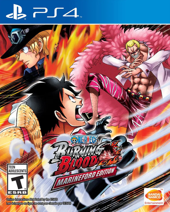 One Piece: Burning Blood [Marineford Edition] (USATO) - PS4 (RESTART)