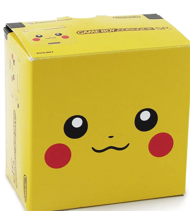Console Game Boy Advanced SP (USATO) - PIKACHU EDITION + Confezione Originale Pokémon Center (RESTART)