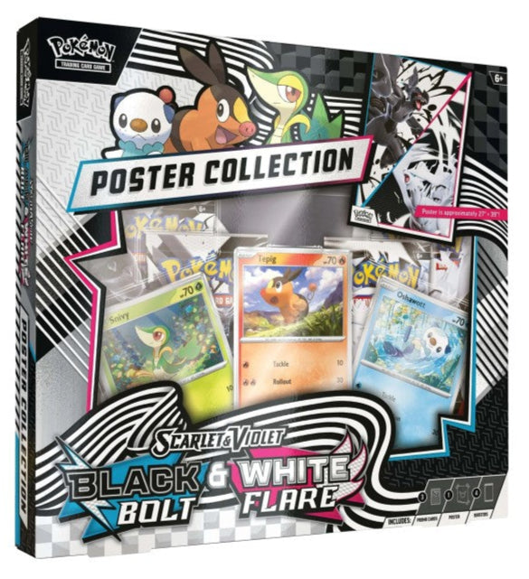 Pokémon SV10.5 Black Bolt & White Flare Poster Collection EN