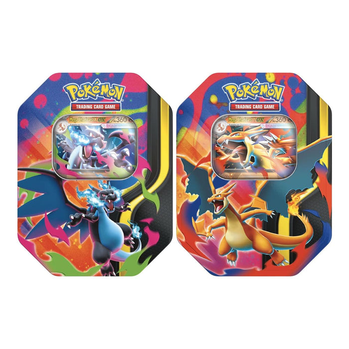 Pokémon EX Tin-Box Set (Mega Charizard X EX, Mega Charizard Y EX) -EN- (Inglese)
