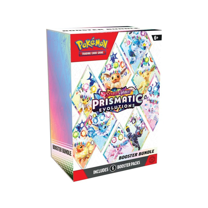 Confezione Booster Pokémon SV08.5 Prismatic Evolutions EN, 6 bustine