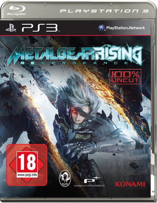 Metal Gear Rising: Revengeance PlayStation 3 Action Hack-and-Slash Game - (RESTART)