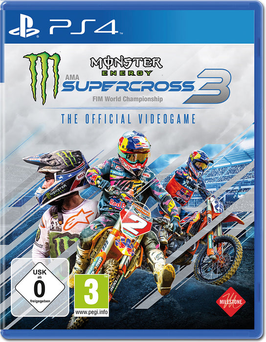 Monster Energy Supercross 3 (USATO) - PS4 (RESTART)