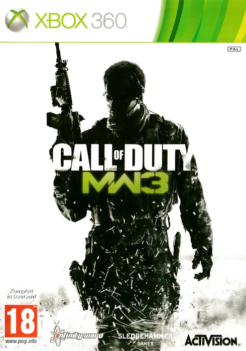 Call of Duty : Modern Warfare 3 cover Xbox 360