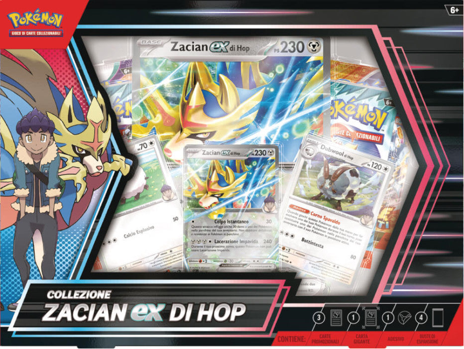 Pokemon ITA Collezione Zacian-EX di Hop