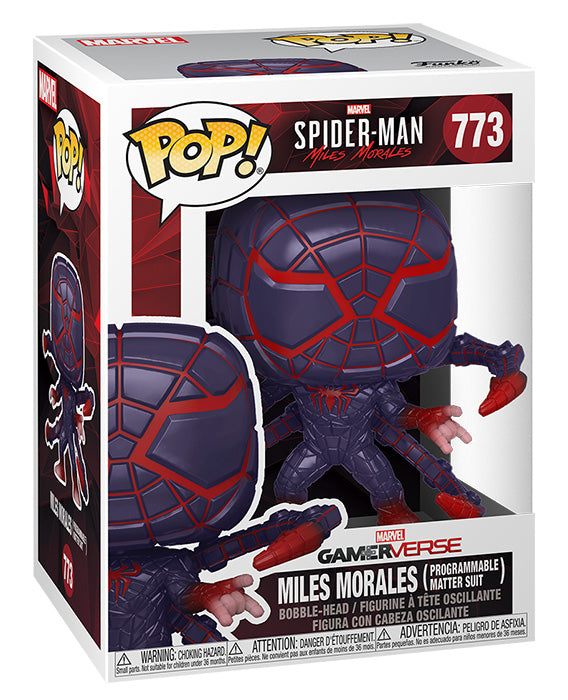FUNKO POP Spider-Man Miles Morales Program Matter Suit 773