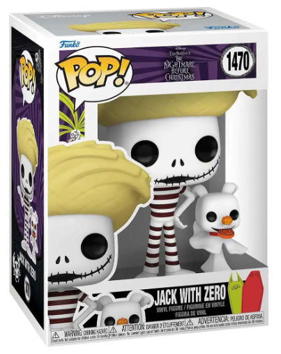 FUNKO POP Nightmare BC Jack Skellington w/Zero Beach 1470