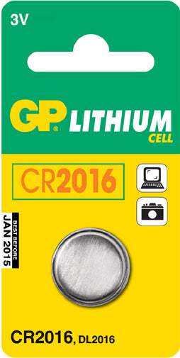GP Battery CR2016 C1-0