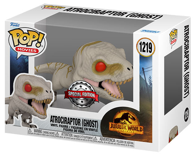 FUNKO POP Jurassic World 3 Atrociraptor (Ghost) 1219