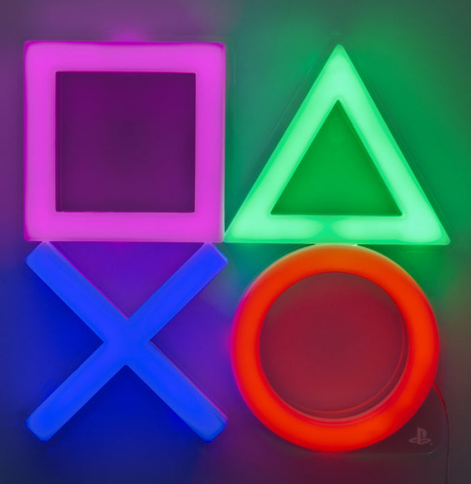 Paladone Lampada Neon da Muro PlayStation Simboli
