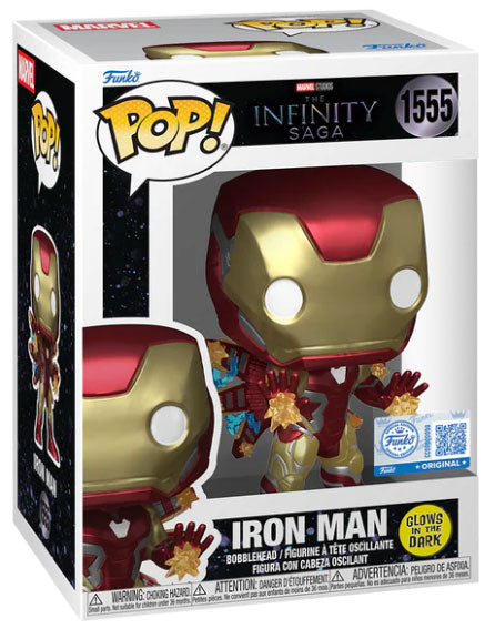 FUNKO POP Marvel The Infinty Saga Iron Man w/Beams GLOW 1555