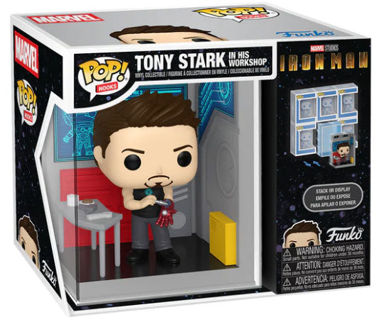 FUNKO POPS Nooks Marvel Iron Man Tony Stark in His Workshop