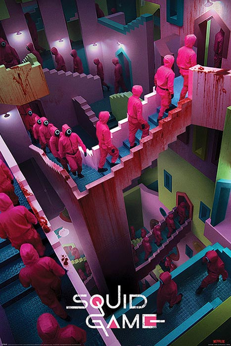Poster Maxi Squid Game Crazy Stairs-0