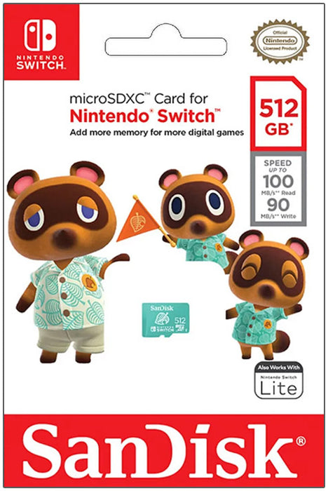 SanDisk Micro SD XC I 512GB Nintendo Switch-0