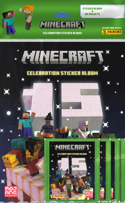 PANINI Stickers Minecraft 15th Starter Set