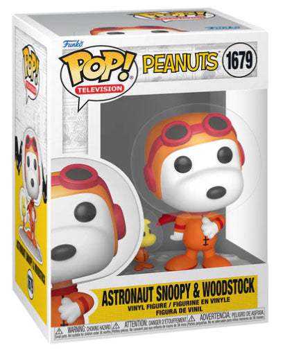 FUNKO POP Peanuts Astronaut Snoopy &amp; Woodstock 1679