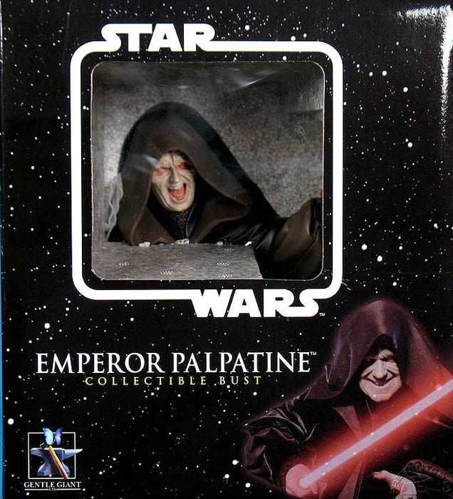 GENTLE GIANT STAR WARS REVENGE OF THE SITH EMPEROR PALPATINE 1/6 BUST