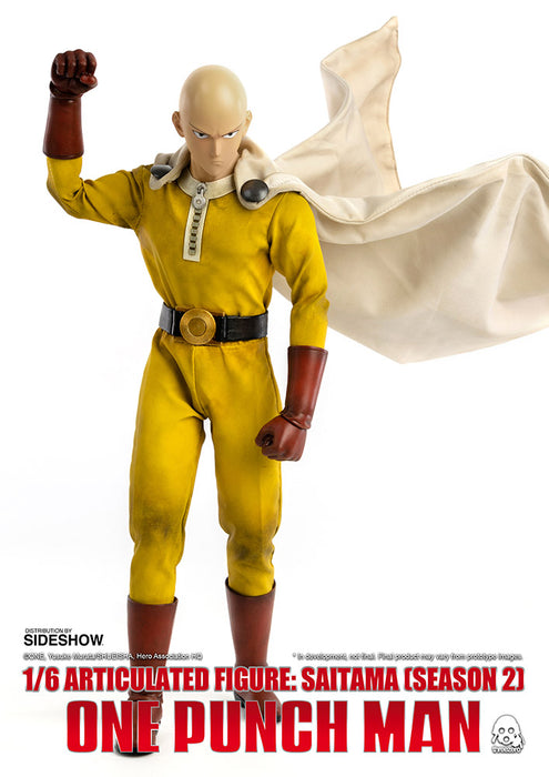 Saitama One-Punch Man Threezero Figura Articolata in Sesta Scala 30cm Dettagliata Collezione Anime