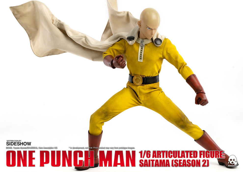 Saitama One-Punch Man Threezero Figura Articolata in Sesta Scala 30cm Dettagliata Collezione Anime