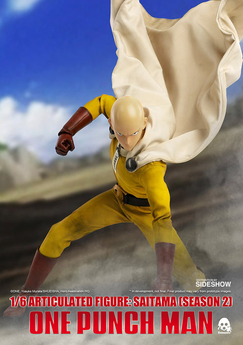Saitama One-Punch Man Threezero Figura Articolata in Sesta Scala 30cm Dettagliata Collezione Anime