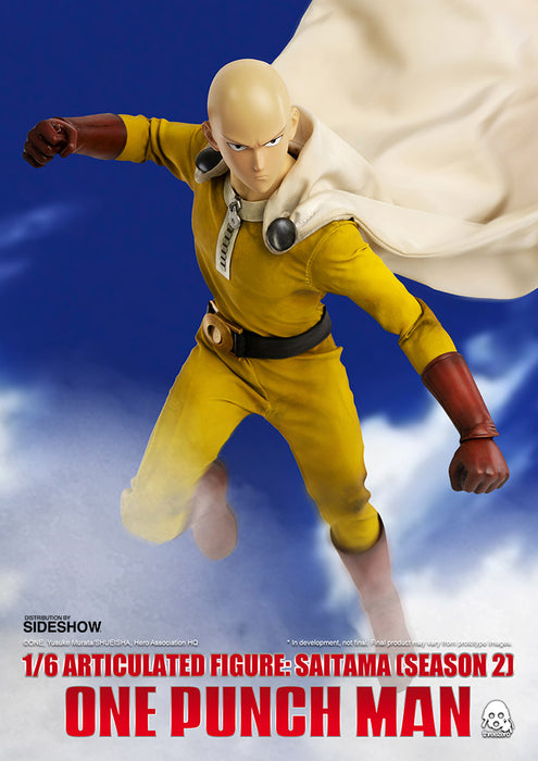 Saitama One-Punch Man Threezero Figura Articolata in Sesta Scala 30cm Dettagliata Collezione Anime