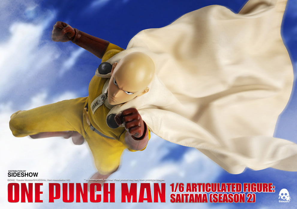 Saitama One-Punch Man Threezero Figura Articolata in Sesta Scala 30cm Dettagliata Collezione Anime
