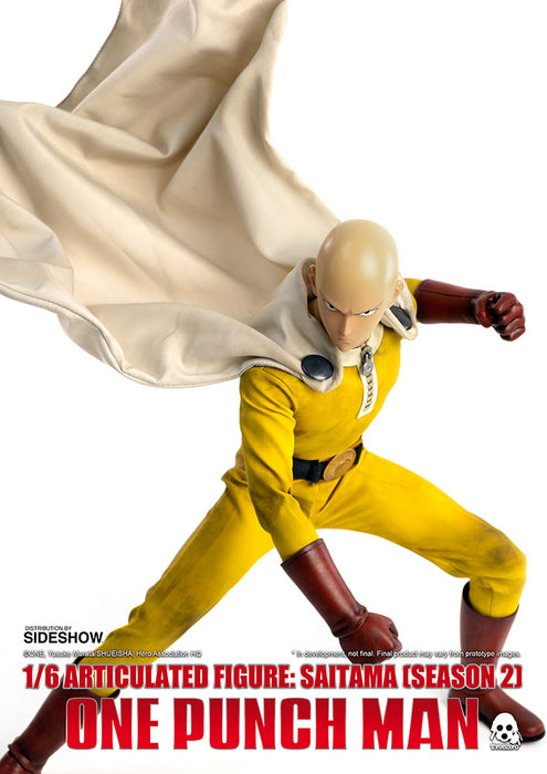 Saitama One-Punch Man Threezero Figura Articolata in Sesta Scala 30cm Dettagliata Collezione Anime
