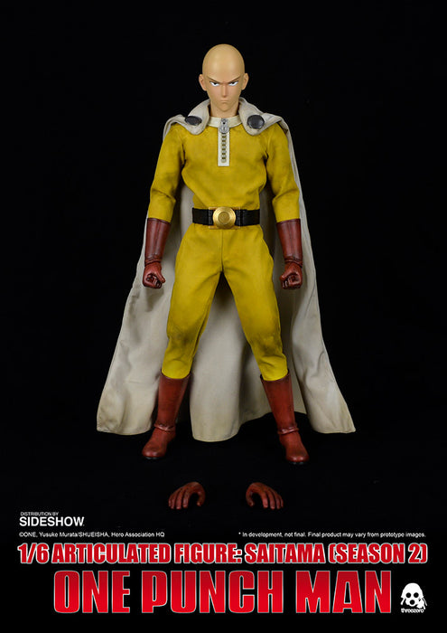Saitama One-Punch Man Threezero Figura Articolata in Sesta Scala 30cm Dettagliata Collezione Anime
